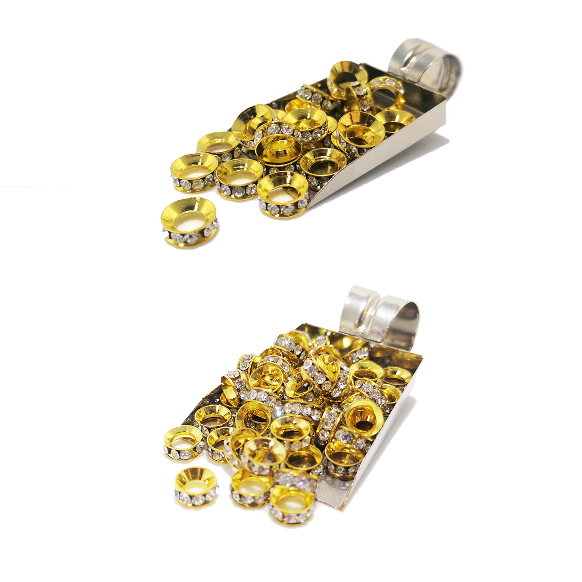 Decor inel aurii cu strass